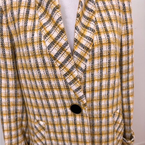 VERONICA BEARD Jin Dickey Brushed Checked Cotton-Blend Coat - Picture 9 of 11